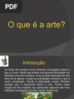 O que é a arte  TIAGO