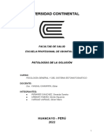 Investigación - Patologías de La Oclusión