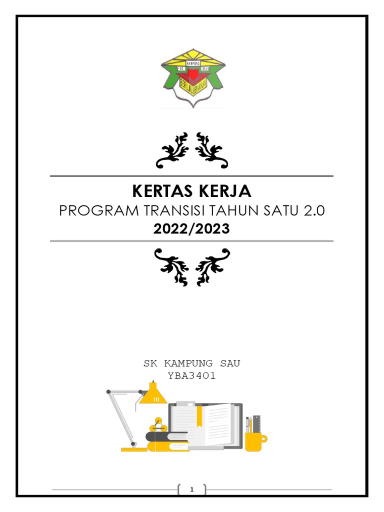 1.KERTAS KERJA PROGRAM TRANSISI 2022. - Sksau | PDF