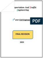 Final Revision نقل ومرور