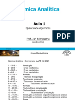 Aula 1 Quimica Analitica