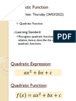 1.1b Quadratic Function