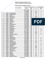 Academic Rank List