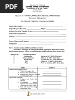 Ojt Performance Evaluation Form 1