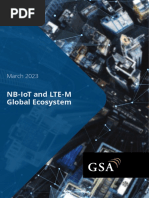 GSA-NB-IoT LTE-M March 2023 Summary