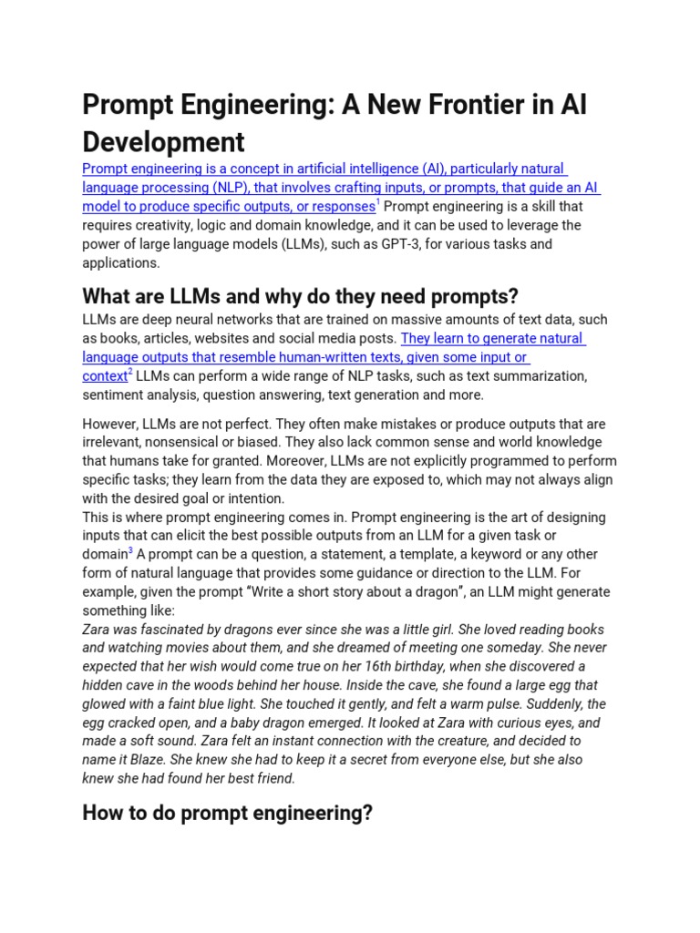 Prompt Pdf Artificial Intelligence Intelligence Ai Semantics