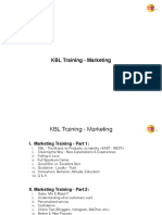 KBL Marketing Training Part 2