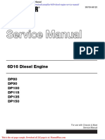 Caterpillar 6d16 Diesel Engine Service Manual