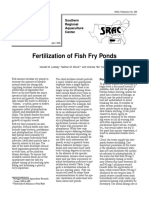 Fertilization of Fish Fry Ponds