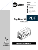 Big Blue 400X Pro Kubota Diesel Engine User Manual