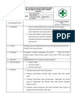 Sop Kajian Ulang Kondisi Pasien Rujuk Balik FKTRL Dan Tindak Lanjut