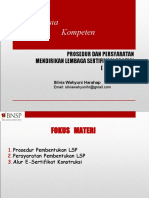Prosedur Mendirikan LSP BKJW Aceh 1 Des 2022