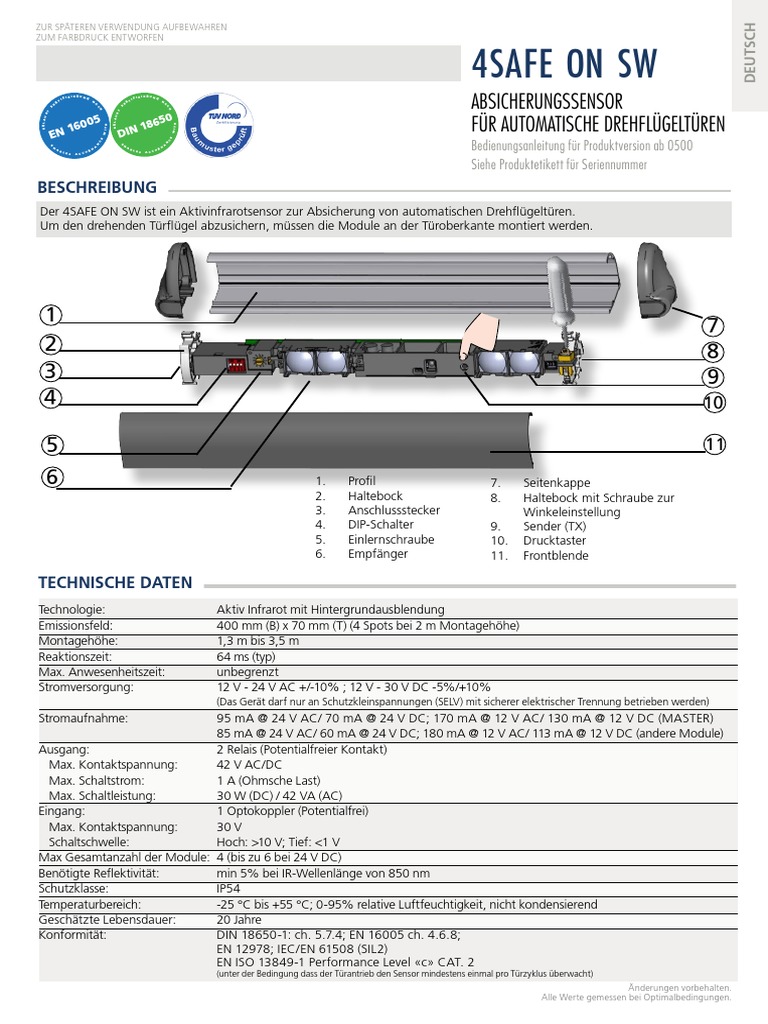 Ug 4safe On SW v7 de | PDF