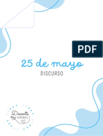 Discurso 25 de Mayo