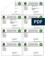 Kartu Peserta PTS 2023