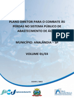 Plano Diretor para Combate As Perdas Analandia