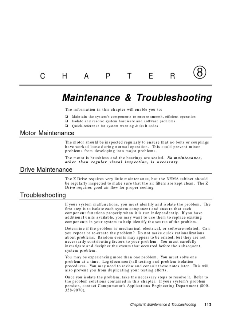 Zdrve 10 PDF Electric Motor Troubleshooting