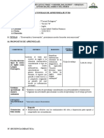 Sesión de Aprendizaje 06 - 3° B