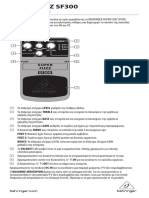 3-Mode Fuzz Distortion Effects Pedal