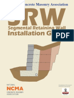 NCMA SRW Installation Guidelines