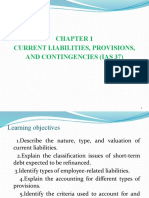 Chapter1 Current Liab, Prov & Contengecies