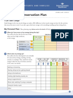 My Energy Conservation Plan Fact Sheet