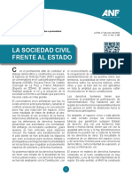 La Sociedad Civil Frente Al Estado