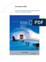 Solution Manual For Starting Out With Visual C 2012 3 e 3rd Edition 0133129454