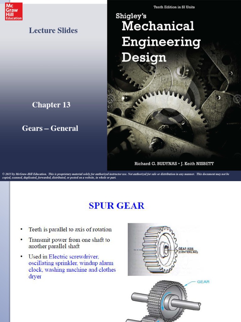 Gears PDF Gear Mechanical Engineering