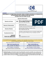 Herramienta para La Autoevaluacion Requisitos Res 3100 de 2019 CNB A 0R