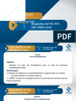  Taller Plan de Emergencias ISO 45001