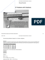 Vernier Callipers JEE Problems With Solutions - Exam Secrets