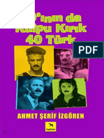 Ahmet Serif Izgoren 40inin Da Kulpu Kirik 40 Turk