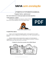 E Book Saia Do Automatico e Fotografe Na Manual