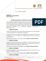 Informe Convenio Cofinanciación