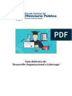 Guía Didáctica - Desarrollo Organizacional y Liderazgo