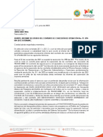 Informe Del Estado Del Contrato Con Sotramac