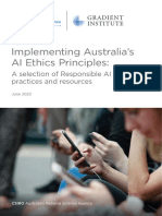 National AI Center - Australia's AI Ethics Principles