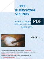 Gynae Osce