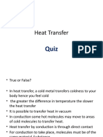 Heat Transfer Quizz