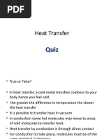 Heat Transfer Quizz