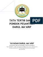 Tata Tertib Pondok Pesantren Darul Ma'Arif