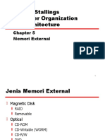 William Stallings Computer Organization and Architecture: Memori External