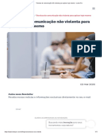 Técnicas de Comunicação Não Violenta para Aplicar Hoje Mesmo - Ludos Pro