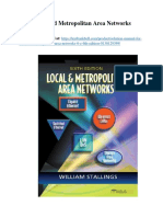 Solution Manual For Local and Metropolitan Area Networks 6 e 6th Edition 0130129399