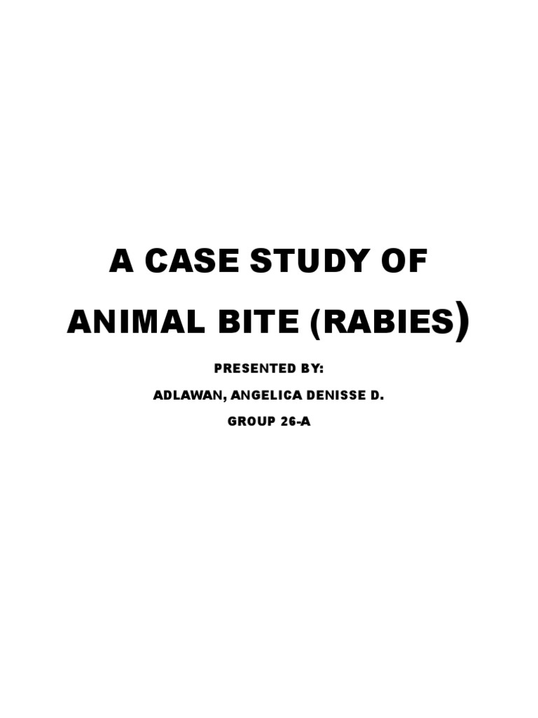 A Case Study Of Animal Bite Pdf Human Leg Foot
