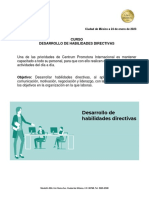 Instrucciones para Realizar Curso Desarrollo de Habilidades Directivas