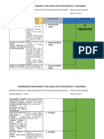 Priorizacion Contenidos Pda Etica, Naturaleza y Sociedades 3 Fase 1° Grado