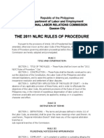 2011 NLRC Rules of Procedures