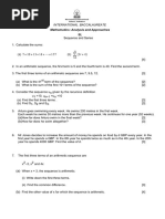 AA SL Sequence and Series